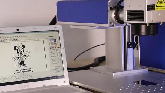 YAG-Lasermarkierungsmaschine für hochreflektierenden Schmuck