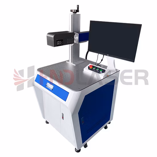 20 W/30 W/60 W Jpt Raycus Max Ipg Tisch-Logo-Druck optischer YAG Mini tragbarer Schmuck Kunststoffstift Metall schwarz Farbe Mopa Faserlaser-Markierungsmaschine für Aluminium