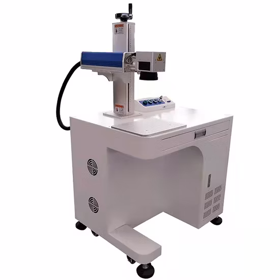 20W 30W 50W Faserlaser-Markierungsmaschine für Metall, rostfreies Aluminium